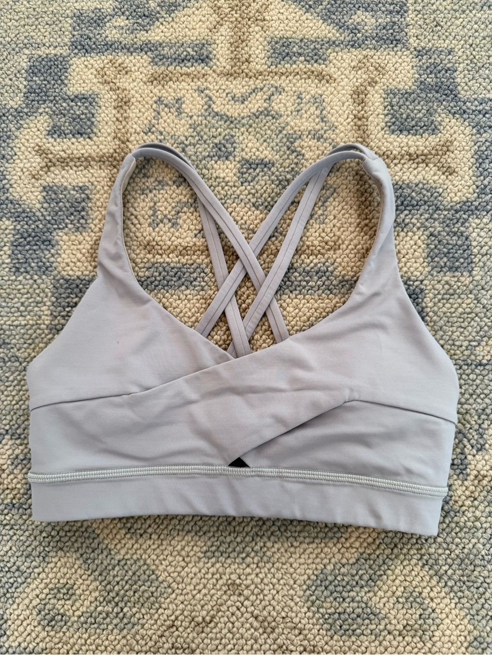 Lululemon Crisscross Light Gray Sports Bra - Women
